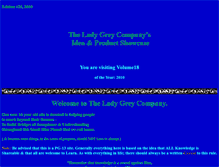 Tablet Screenshot of ladygray.com